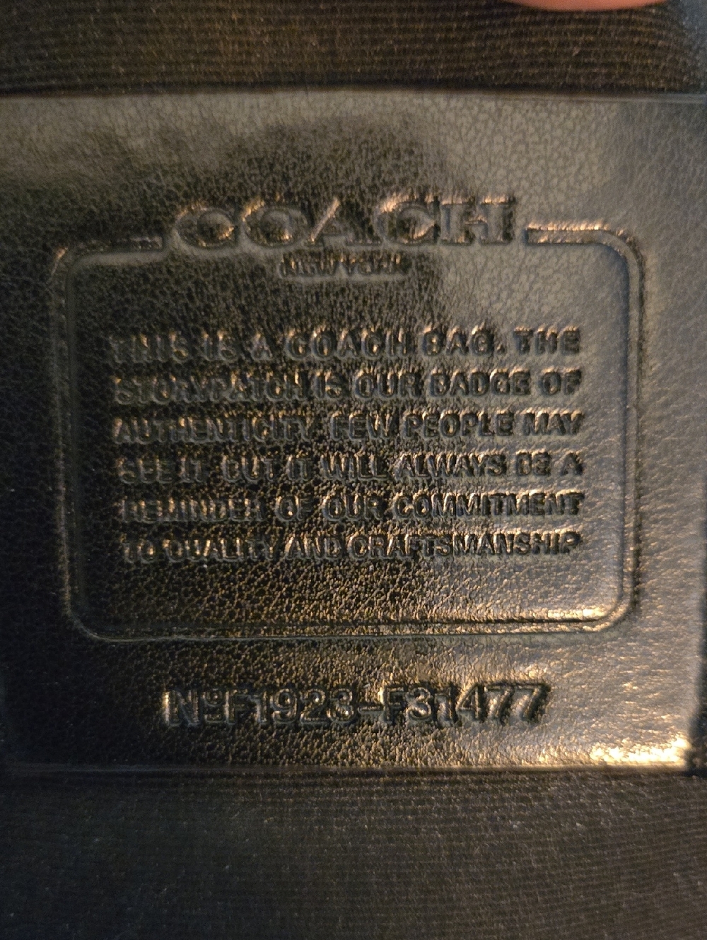 Coach Val Duffle in Signature Canvas with Brown Leather - Picture 9 of 9
